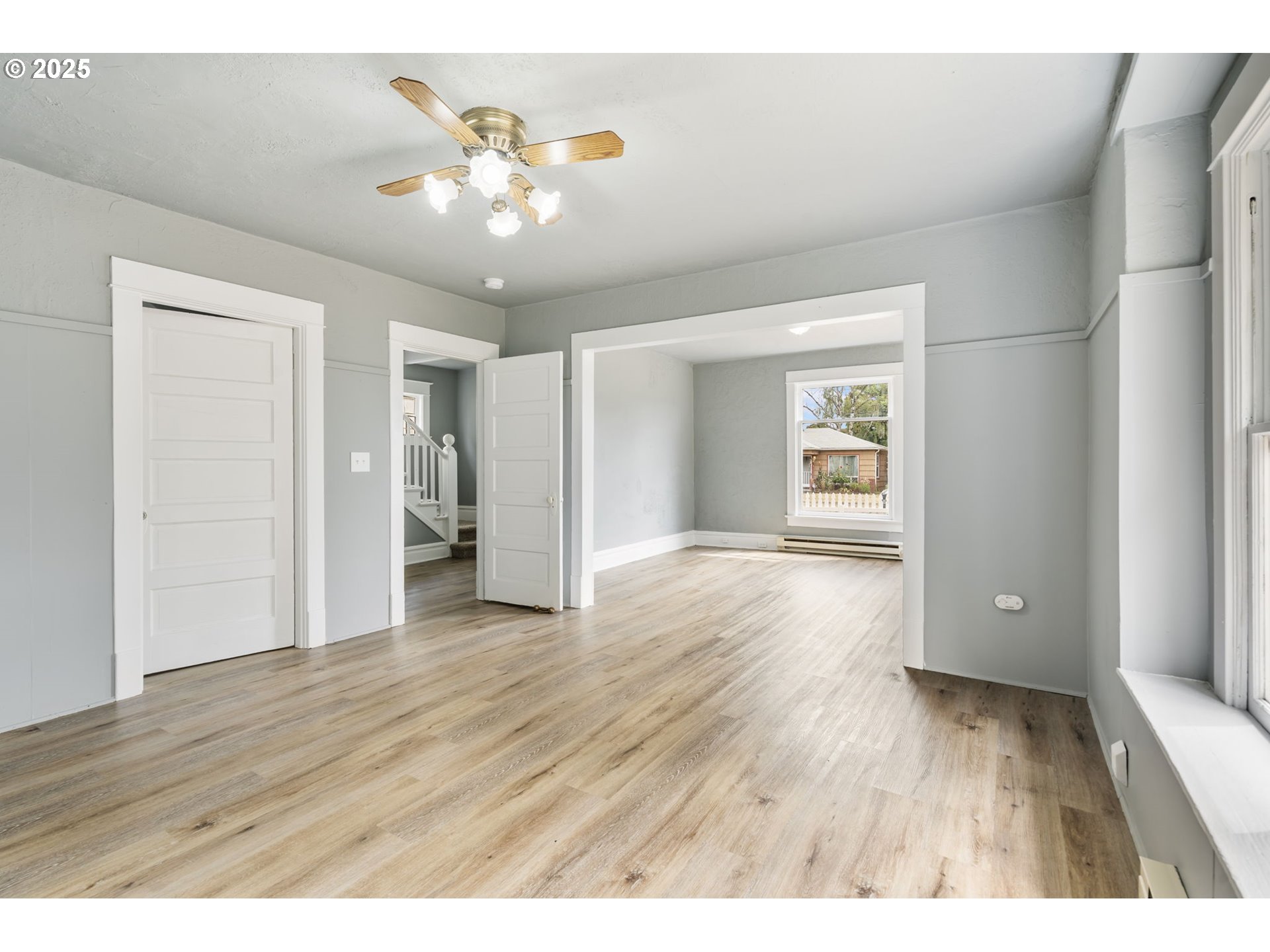 2035 4th Street Northeast Salem, OR 97301 - Photo 4 of 45 a view interior of a house wooden floor and an empty room
