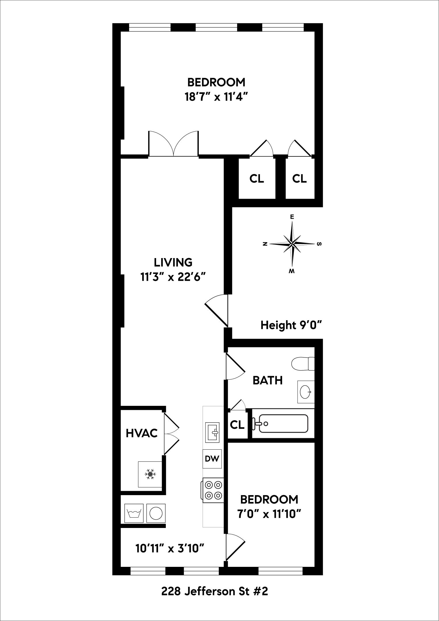 228 Jefferson Street, Unit 2 (R) Hoboken, NJ 07030 - Photo 14 of 15