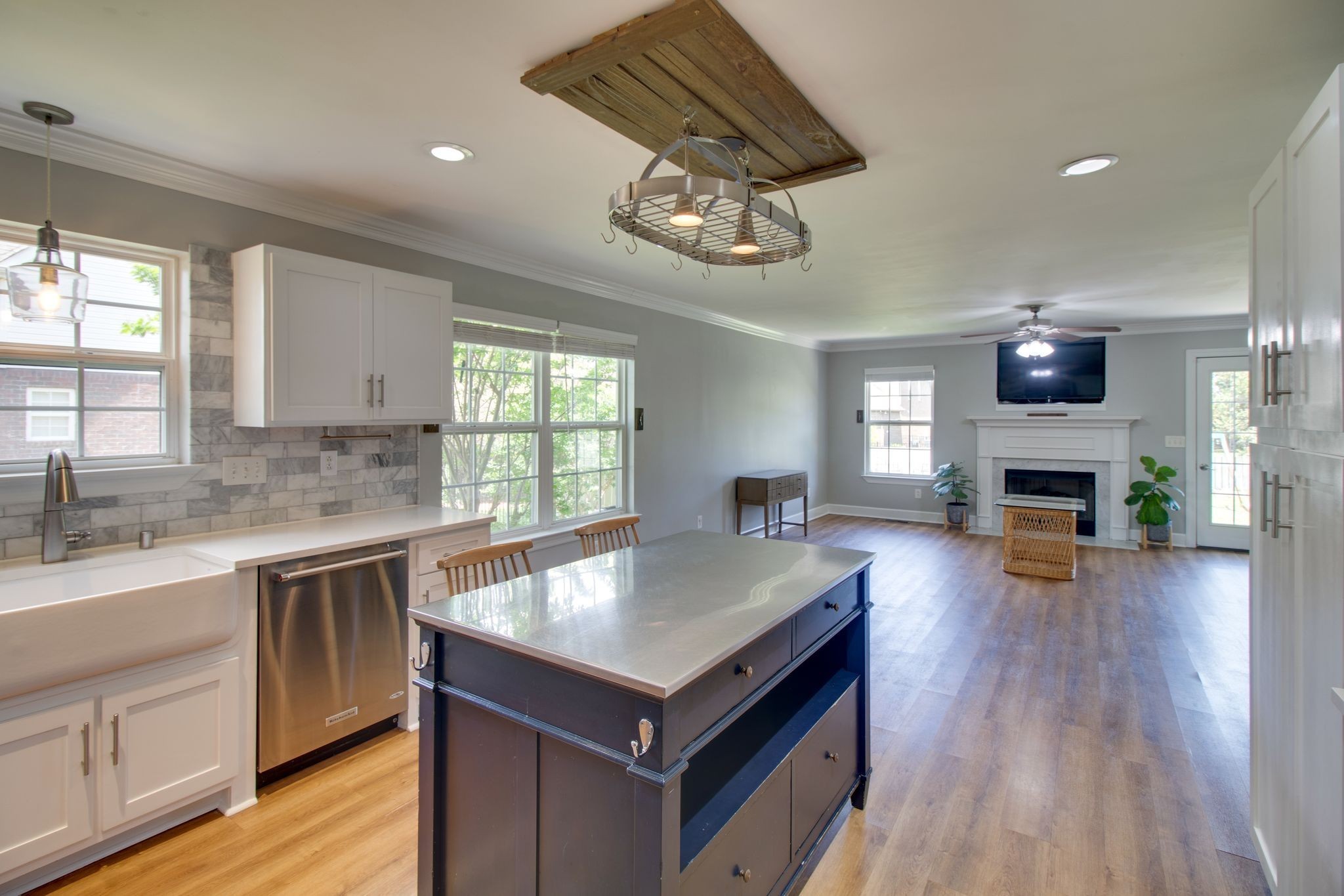1334 Davy Crockett Drive Murfreesboro, TN 37129 - Photo 16 of 45 a kitchen with a stove cabinets and wooden floor
