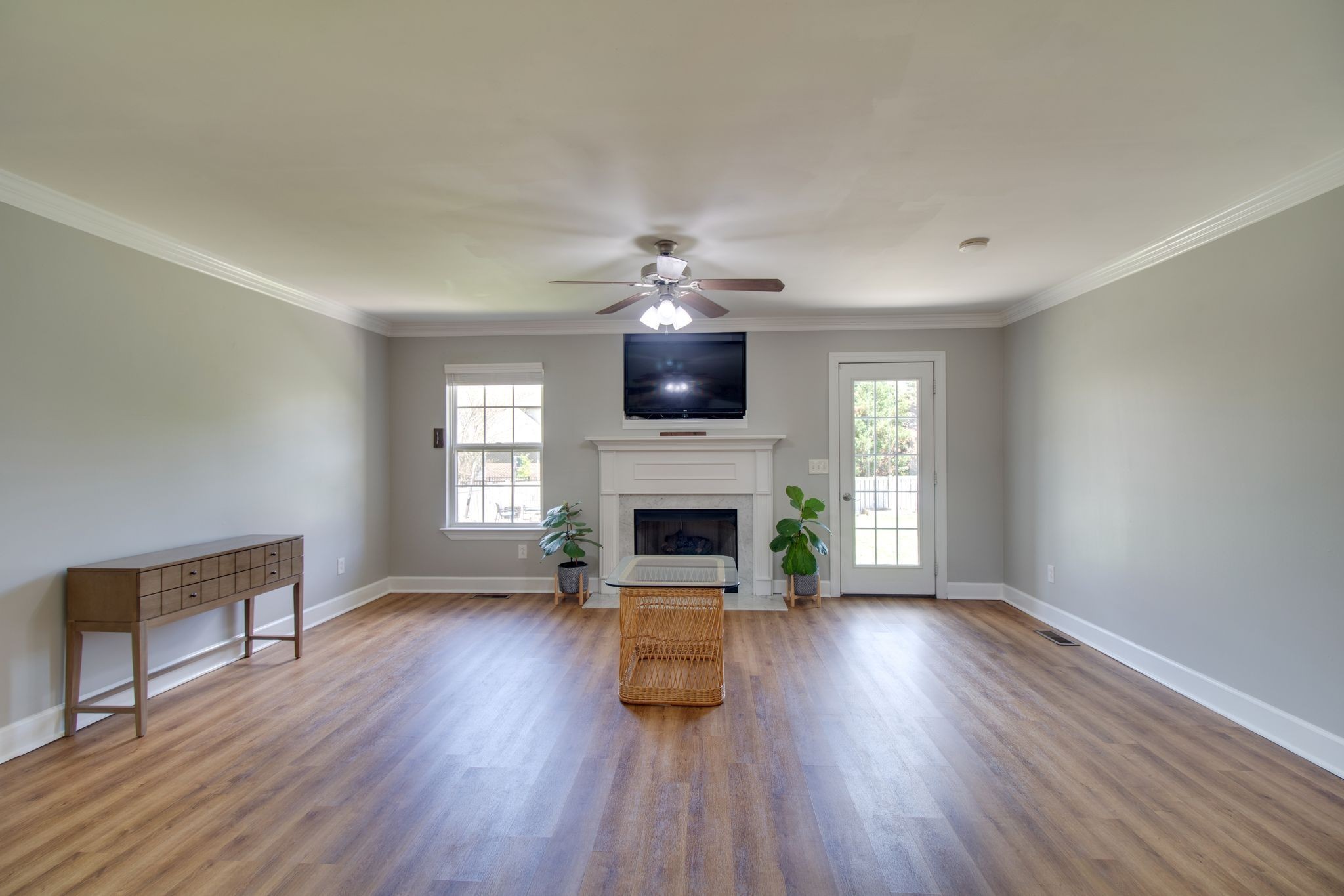 1334 Davy Crockett Drive Murfreesboro, TN 37129 - Photo 9 of 45 a living room with furniture and a fireplace