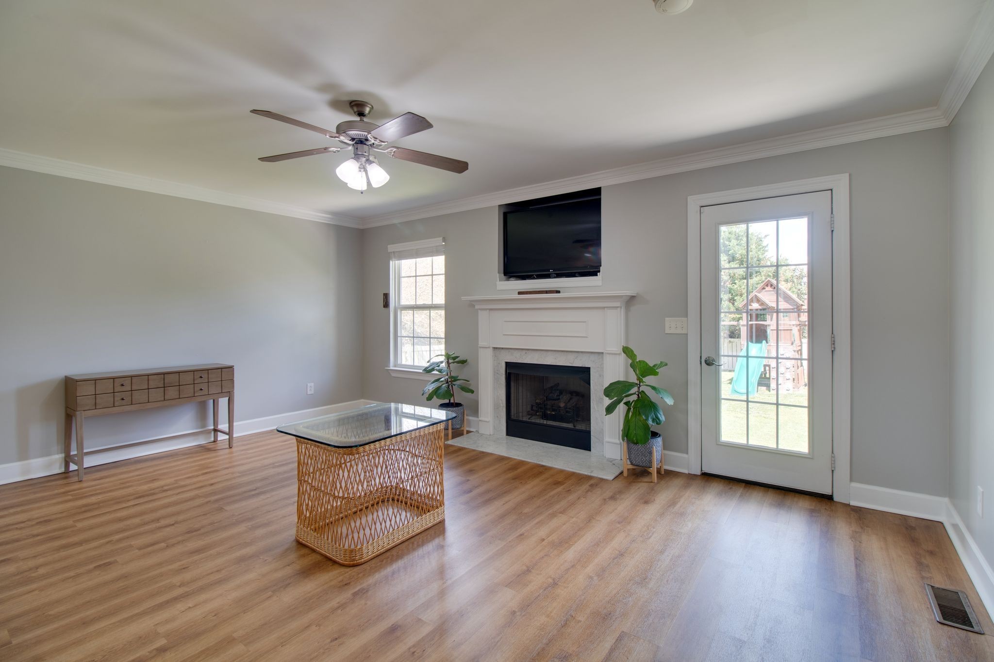 1334 Davy Crockett Drive Murfreesboro, TN 37129 - Photo 10 of 45 a living room with furniture and a fireplace