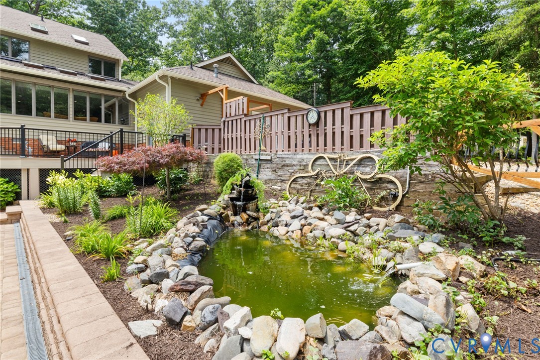 3701 Reeds Landing Circle Midlothian, VA 23113 - Photo 51 of 60 Lower tier of upper deck, and outdoor shower at th