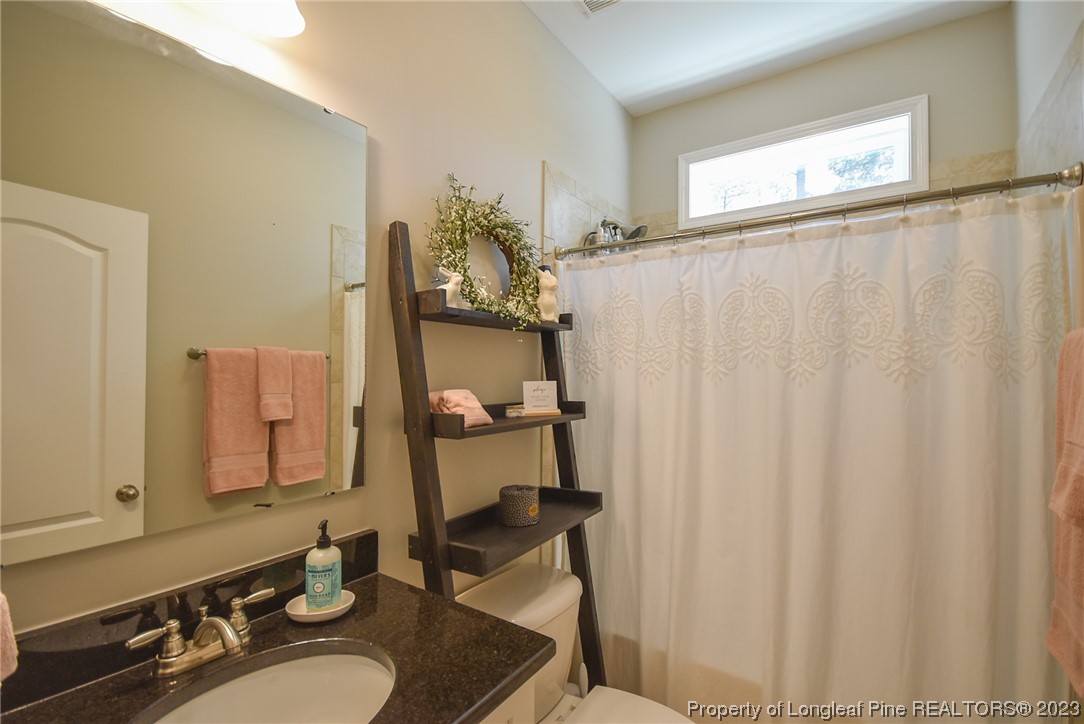 515 Bristling Pine Road Carthage, NC 28327 - Photo 34 of 40 a bathroom with a sink and a mirror