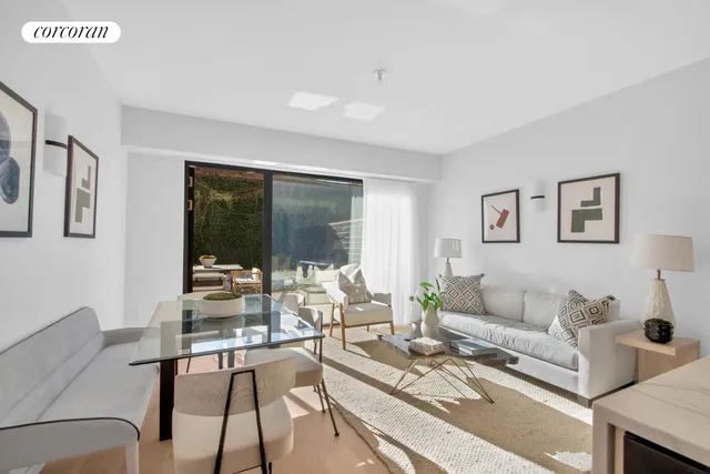 a view of a terrace with chairs