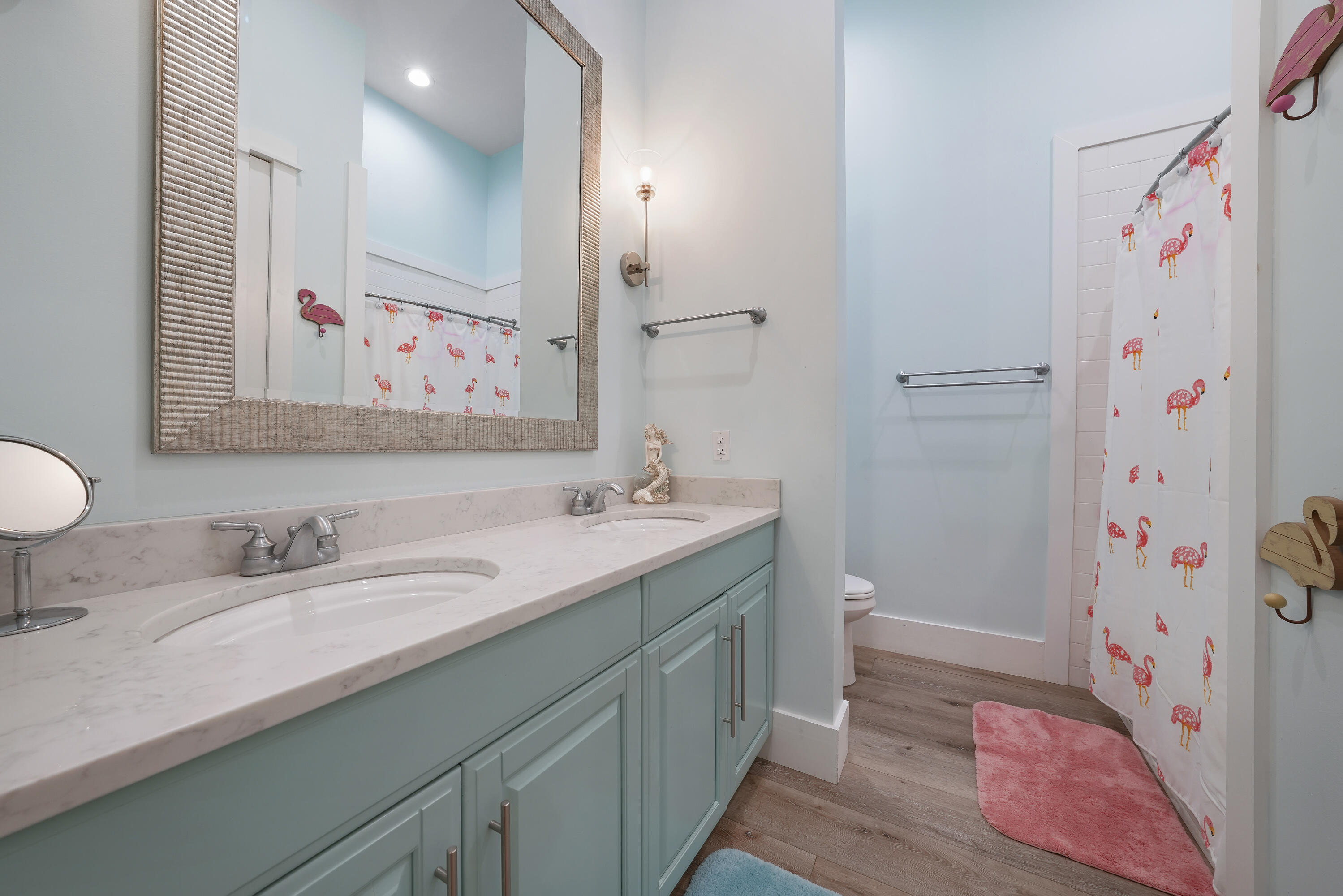 10 Walton Drive Miramar Beach, FL 32550 - Photo 52 of 80 a bathroom with a sink a vanity and a mirror