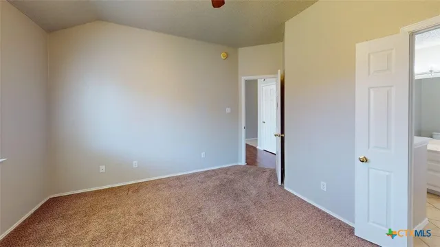 a view of an empty room