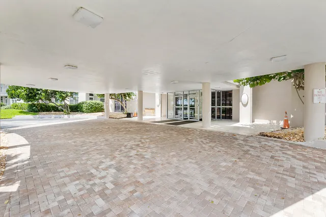 a view of a car garage