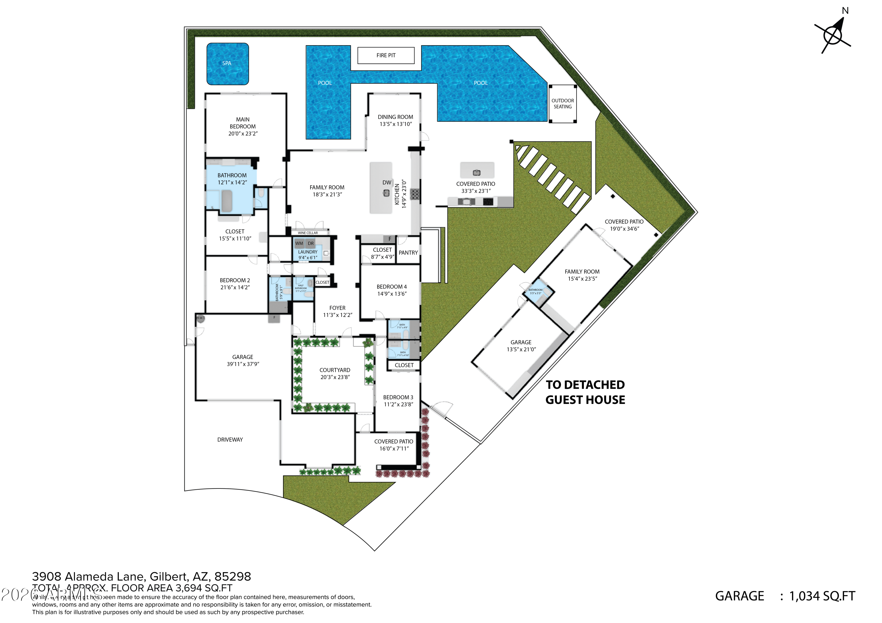 3908 East Alameda Lane Gilbert, AZ 85298 - Photo 61 of 62 a picture of a book and a bed