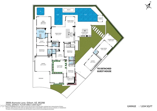 $2,150,000 | 3908 East Alameda Lane, Gilbert, AZ 85298