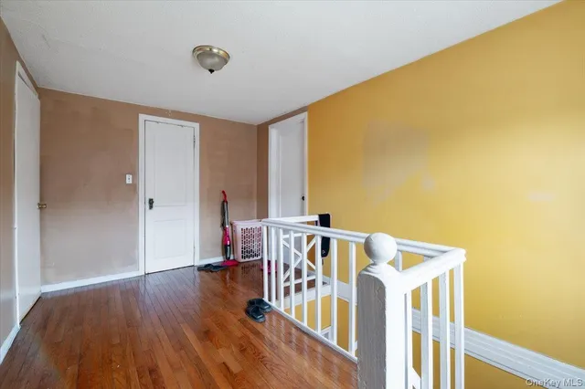 a view of an front door