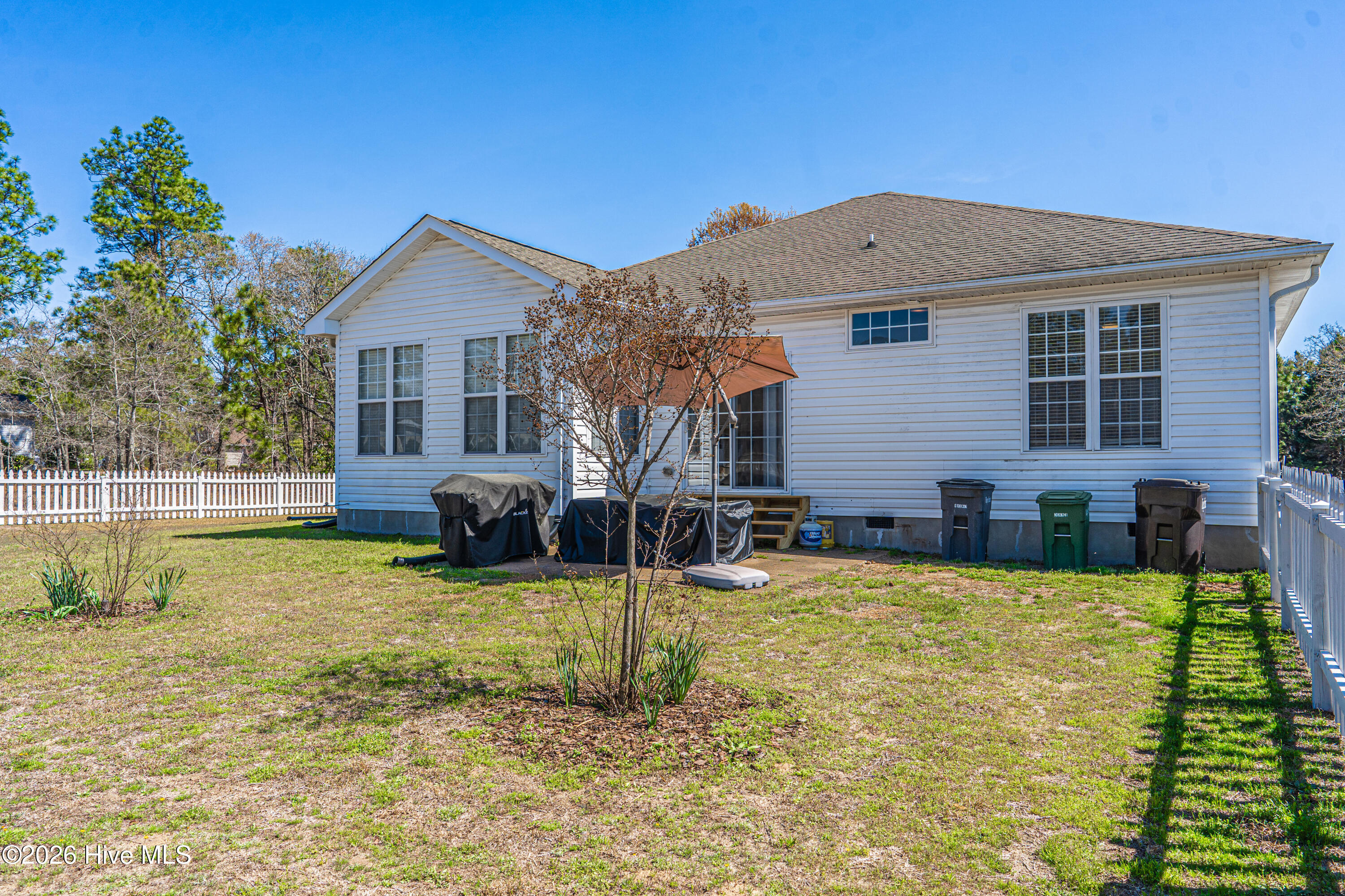 1320 Burning Tree Road Pinehurst, NC 28374 - Photo 56 of 60 Fully enclosed backyard fencing
