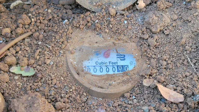 a close up of a wall