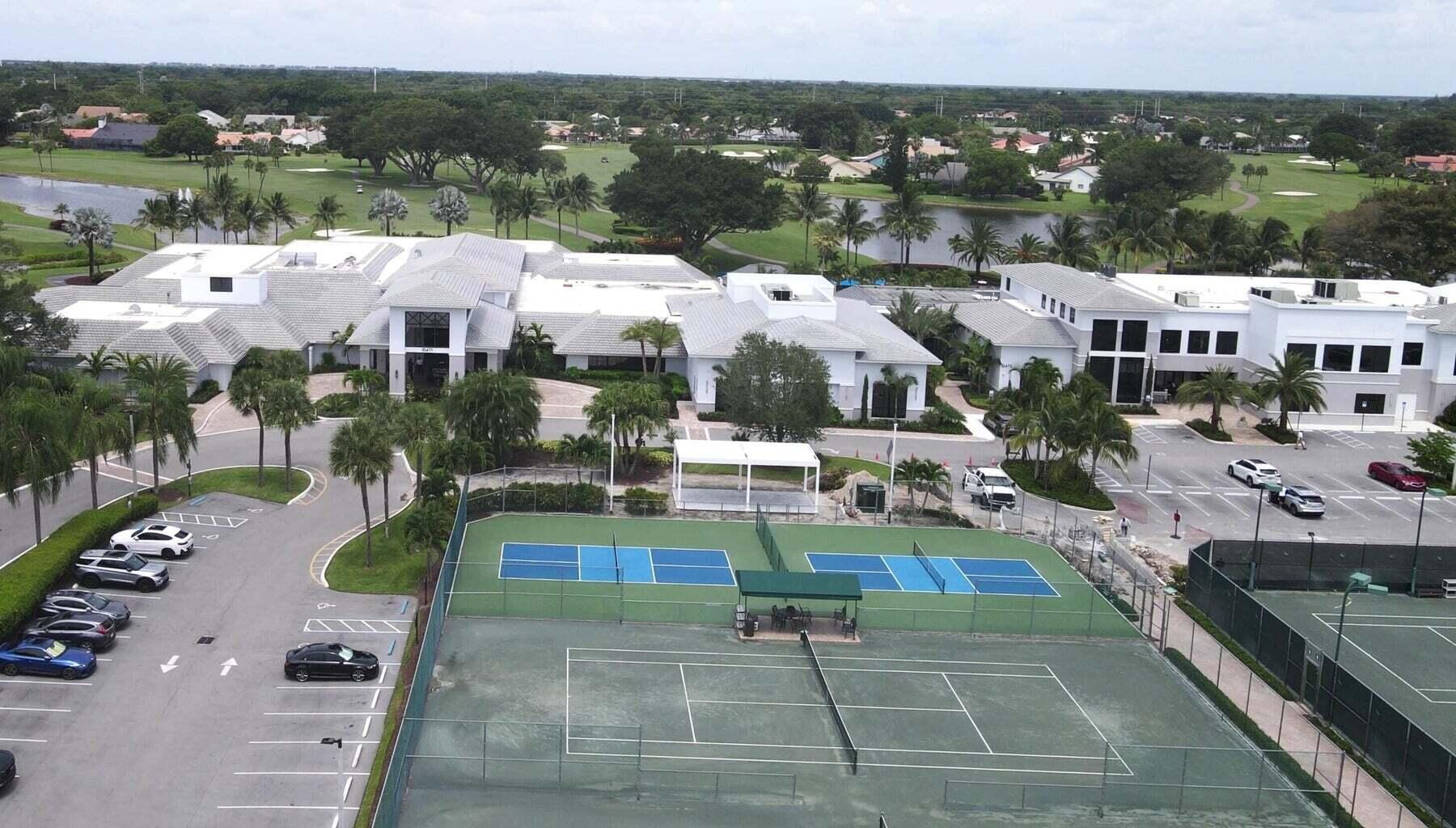 11152 Highland Circle Boca Raton, FL 33428 - Photo 28 of 37 Boca Woods Drone Shot - clubhouse 1
