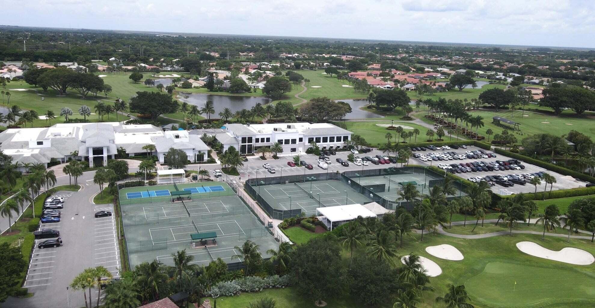 11152 Highland Circle Boca Raton, FL 33428 - Photo 30 of 37 Boca Woods Drone Shot - clubhouse