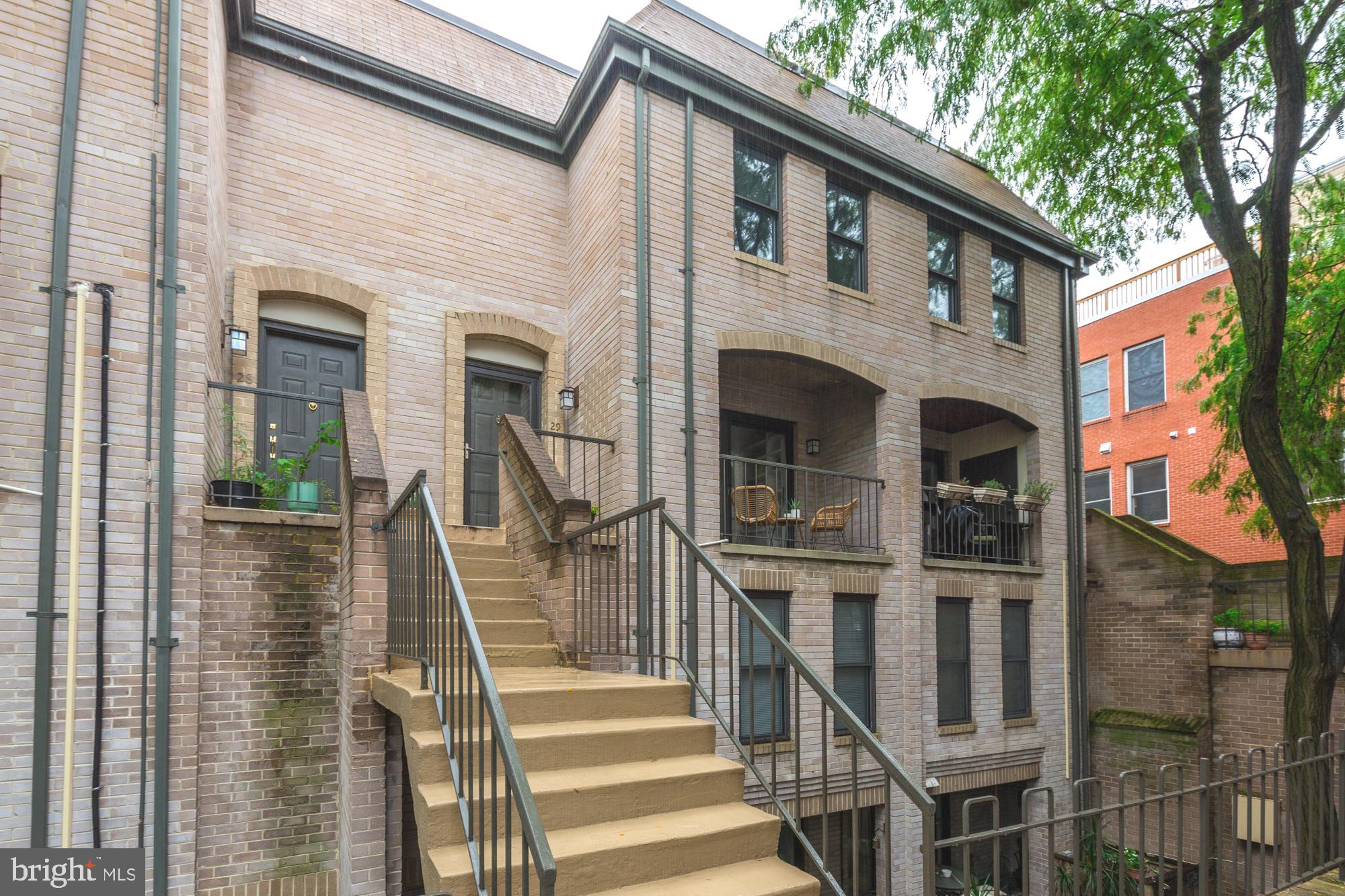 1325 13th Street Northwest, Unit 29 Washington, DC 20005 - Photo 2 of 48 Townhome off courtyard oasis with private gate