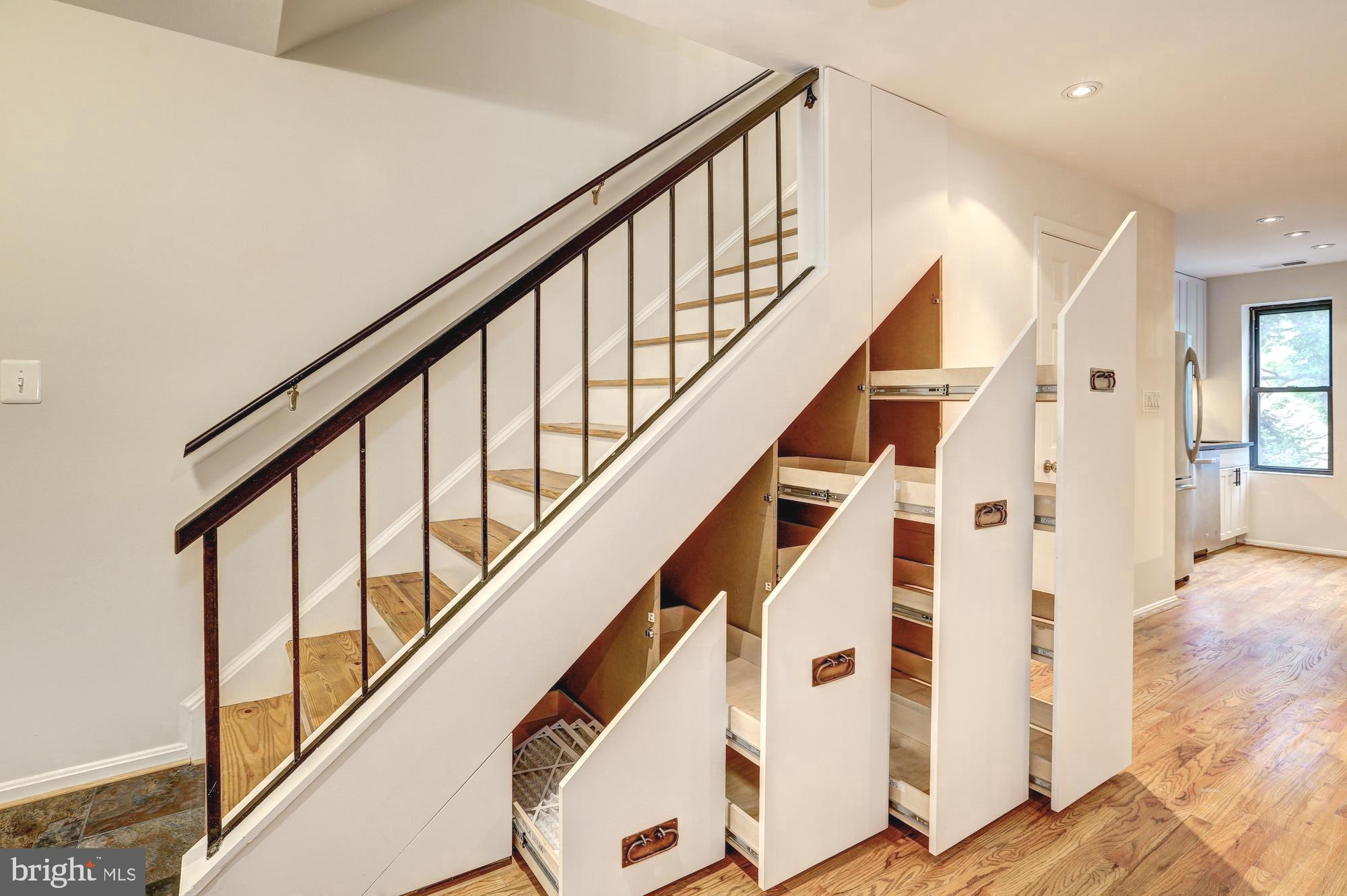 1325 13th Street Northwest, Unit 29 Washington, DC 20005 - Photo 19 of 48 Creative under-stair storage