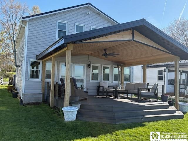 3501 Lake Street Ellicott, NY 14701 - Photo 46 of 50 Lake side covered deck 18x18