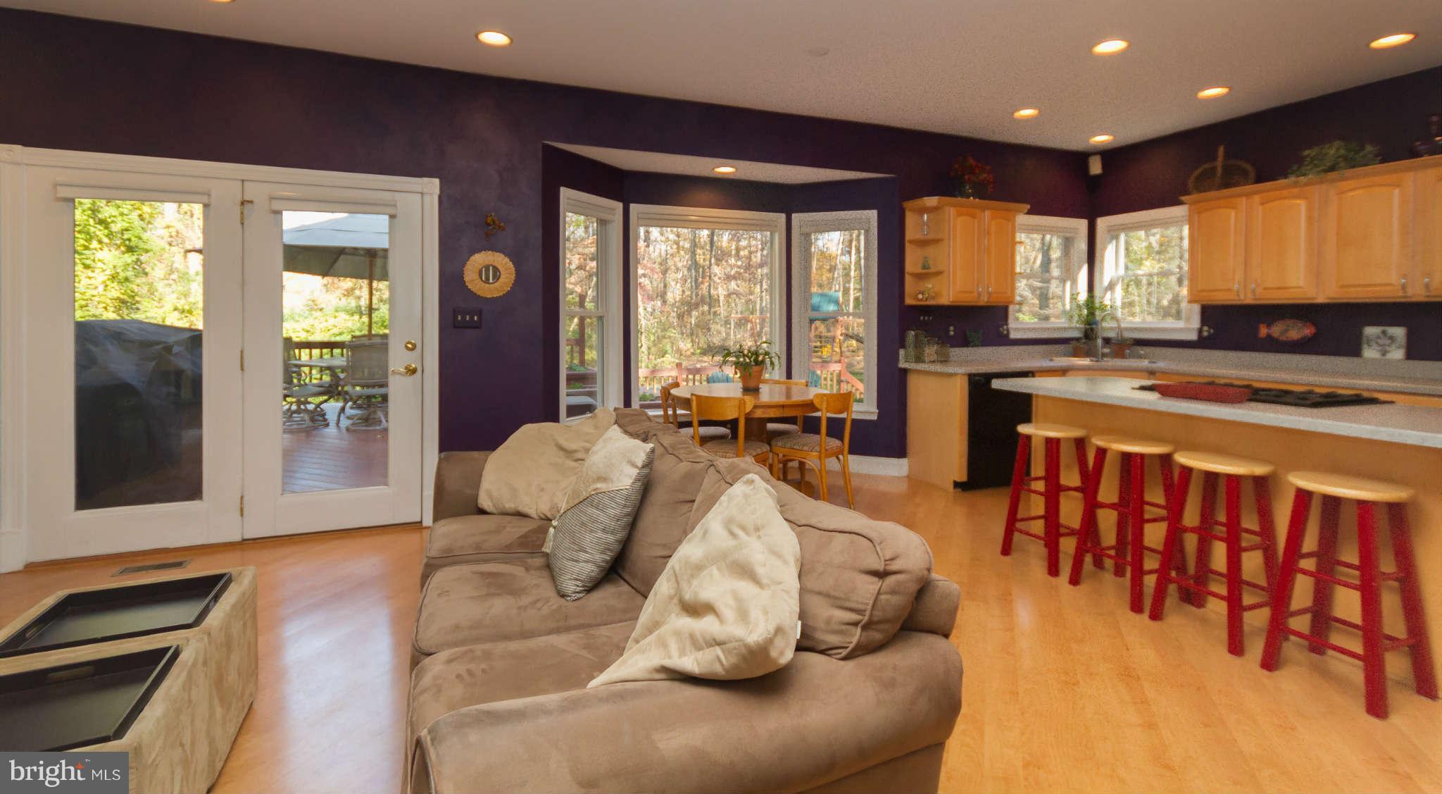 864 Shore Acres Road Arnold, MD 21012 - Photo 10 of 30 Open Kitchen/Family Room Leads to Tiered Decking