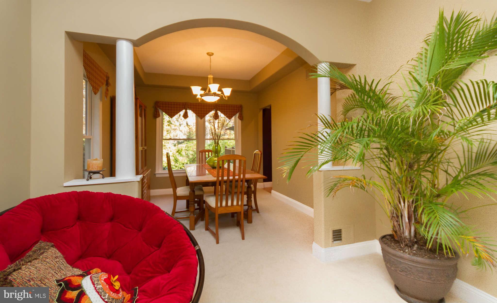 864 Shore Acres Road Arnold, MD 21012 - Photo 30 of 30 Open Floor Plan accented by White Columns