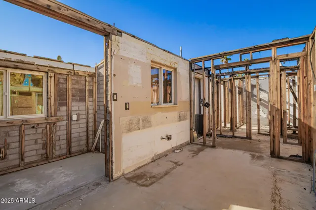 a view of front door