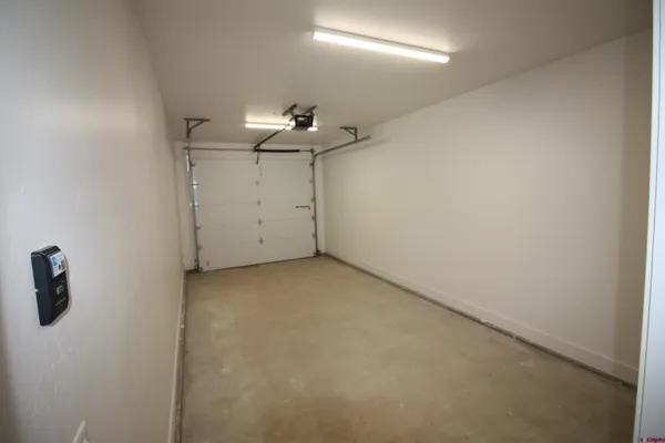 a view of a room with an empty space