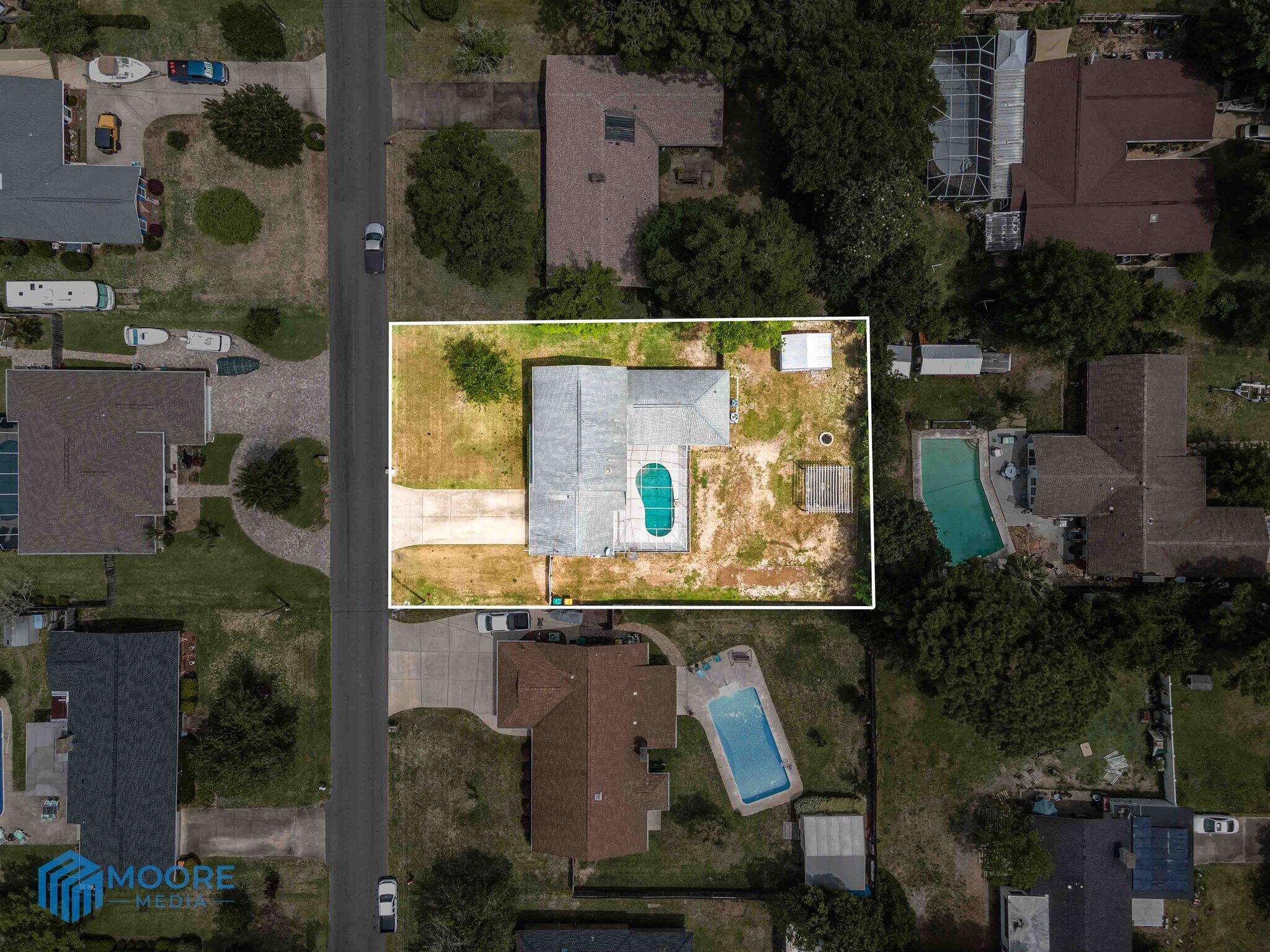 20 Maple Avenue Shalimar, FL 32579 - Photo 53 of 55 an aerial view of residential houses with outdoor space