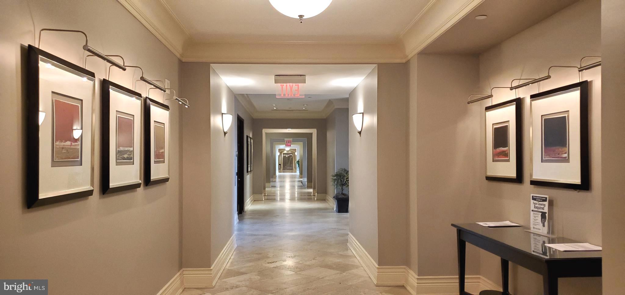 11710 Old Georgetown Road, Unit 1421 North Bethesda, MD 20852 - Photo 4 of 17 Walk way to the elevator