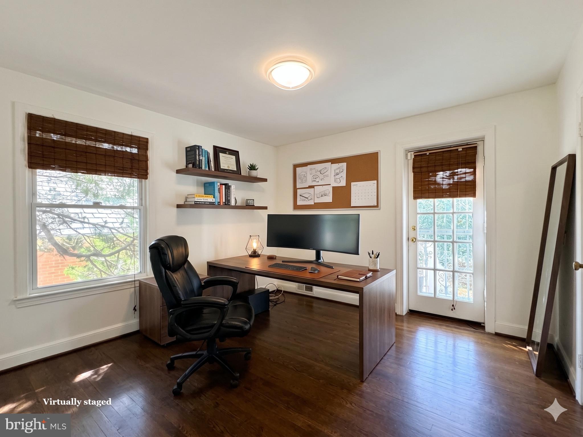 5015 Fulton Street Northwest Washington, DC 20016 - Photo 15 of 32 Office - bedroom main level