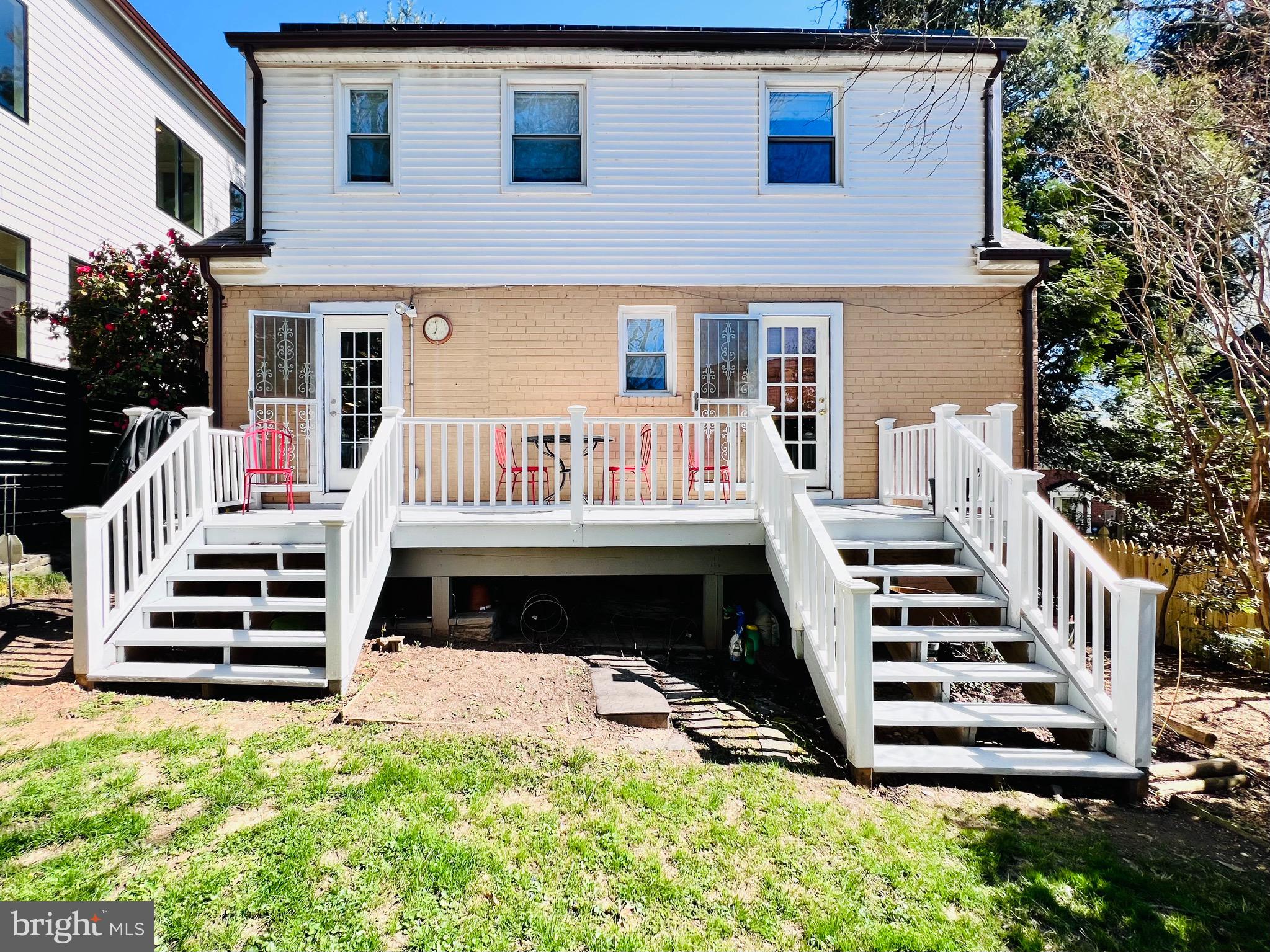 5015 Fulton Street Northwest Washington, DC 20016 - Photo 8 of 8 Deck / back of the house