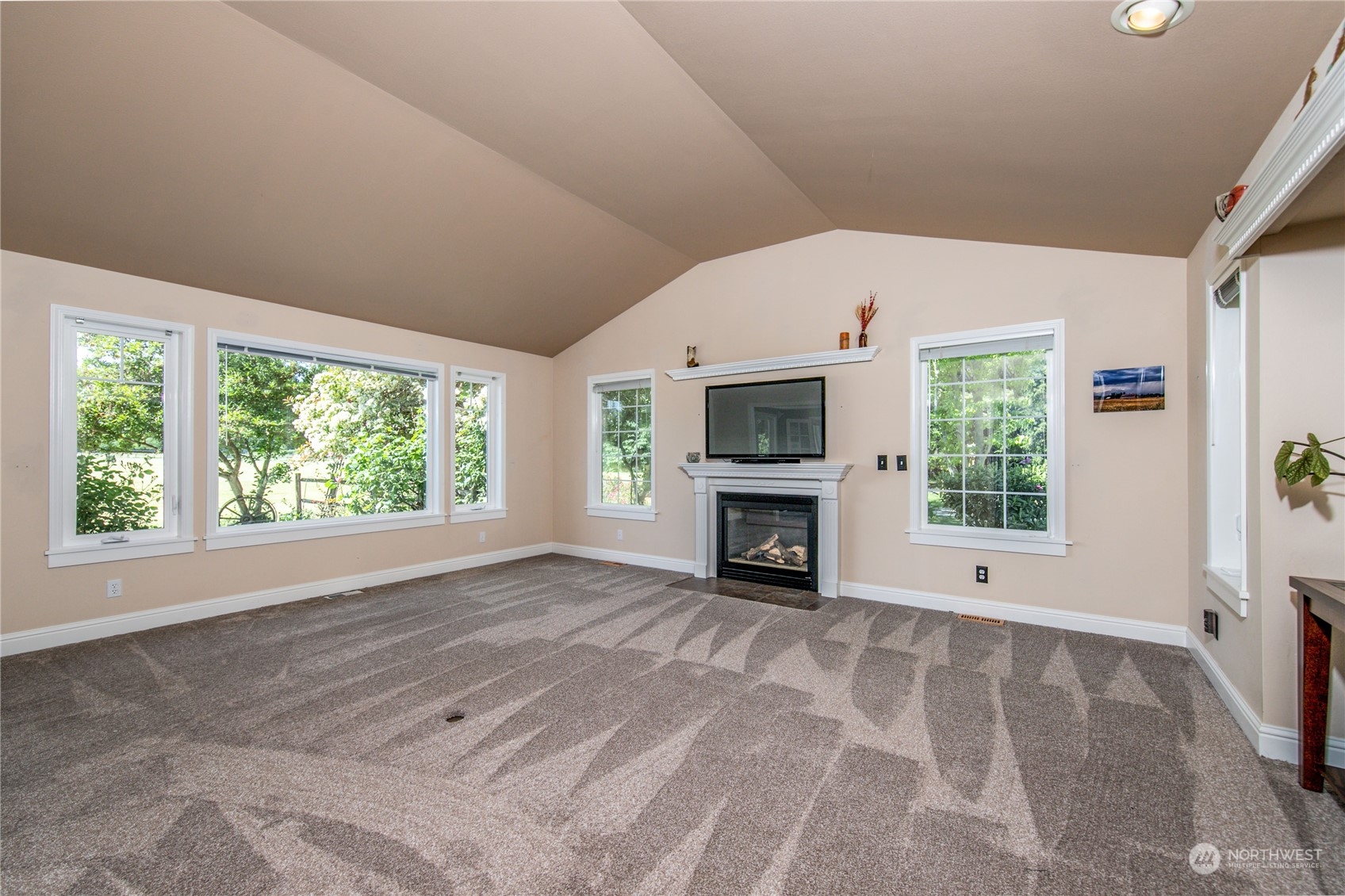 174 Lot 9&10 Knutsen Farm Road Sequim, WA 98382 - Photo 12 of 40 a view of empty room with a fireplace