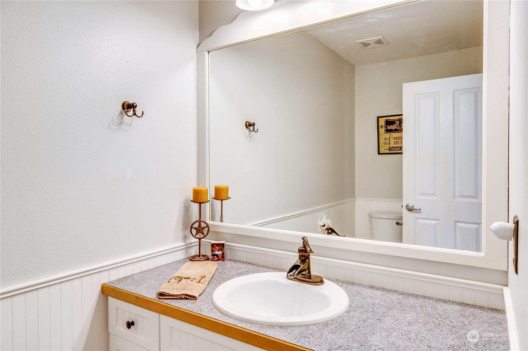 174 Lot 9&10 Knutsen Farm Road Sequim, WA 98382 - Photo 20 of 40 a bathroom with a sink and a mirror