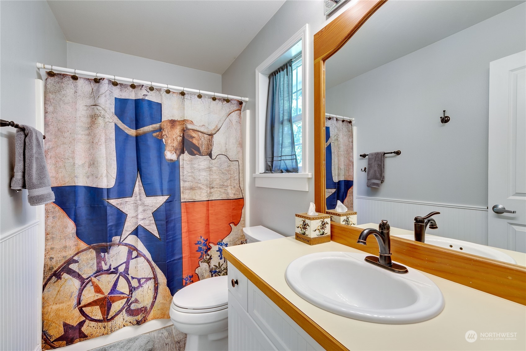 174 Lot 9&10 Knutsen Farm Road Sequim, WA 98382 - Photo 28 of 40 a bathroom with a sink and a mirror
