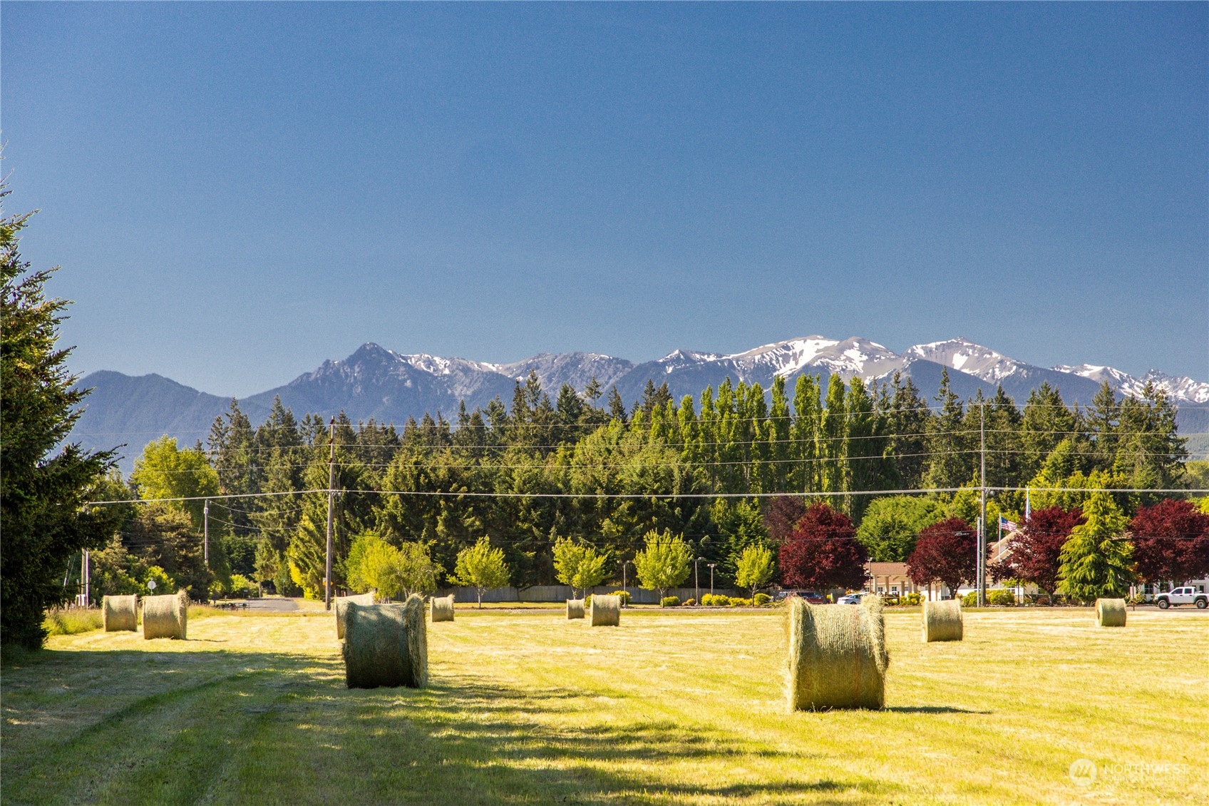 174 Lot 9&10 Knutsen Farm Road Sequim, WA 98382 - Photo 3 of 40 a view of swimming pool with a table and chairs