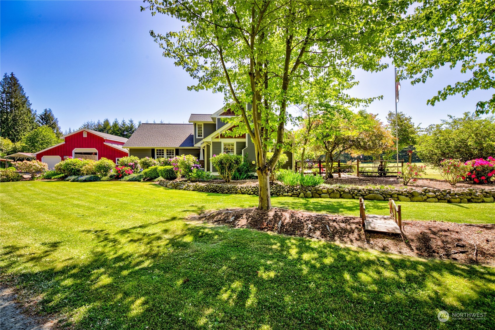 174 Lot 9&10 Knutsen Farm Road Sequim, WA 98382 - Photo 6 of 40 a view of a park with large trees