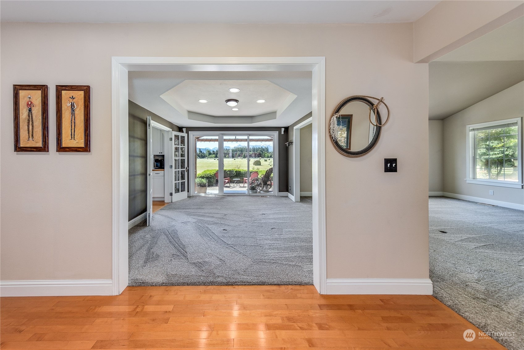 174 Lot 9&10 Knutsen Farm Road Sequim, WA 98382 - Photo 10 of 40 a view of a room with wooden floor and window