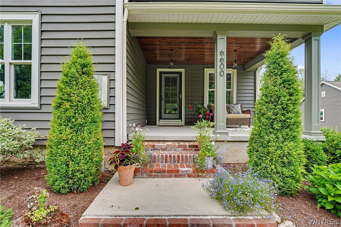 6600 Dye Road Newstead, NY 14001 - Photo 16 of 50 Front porch view from the street