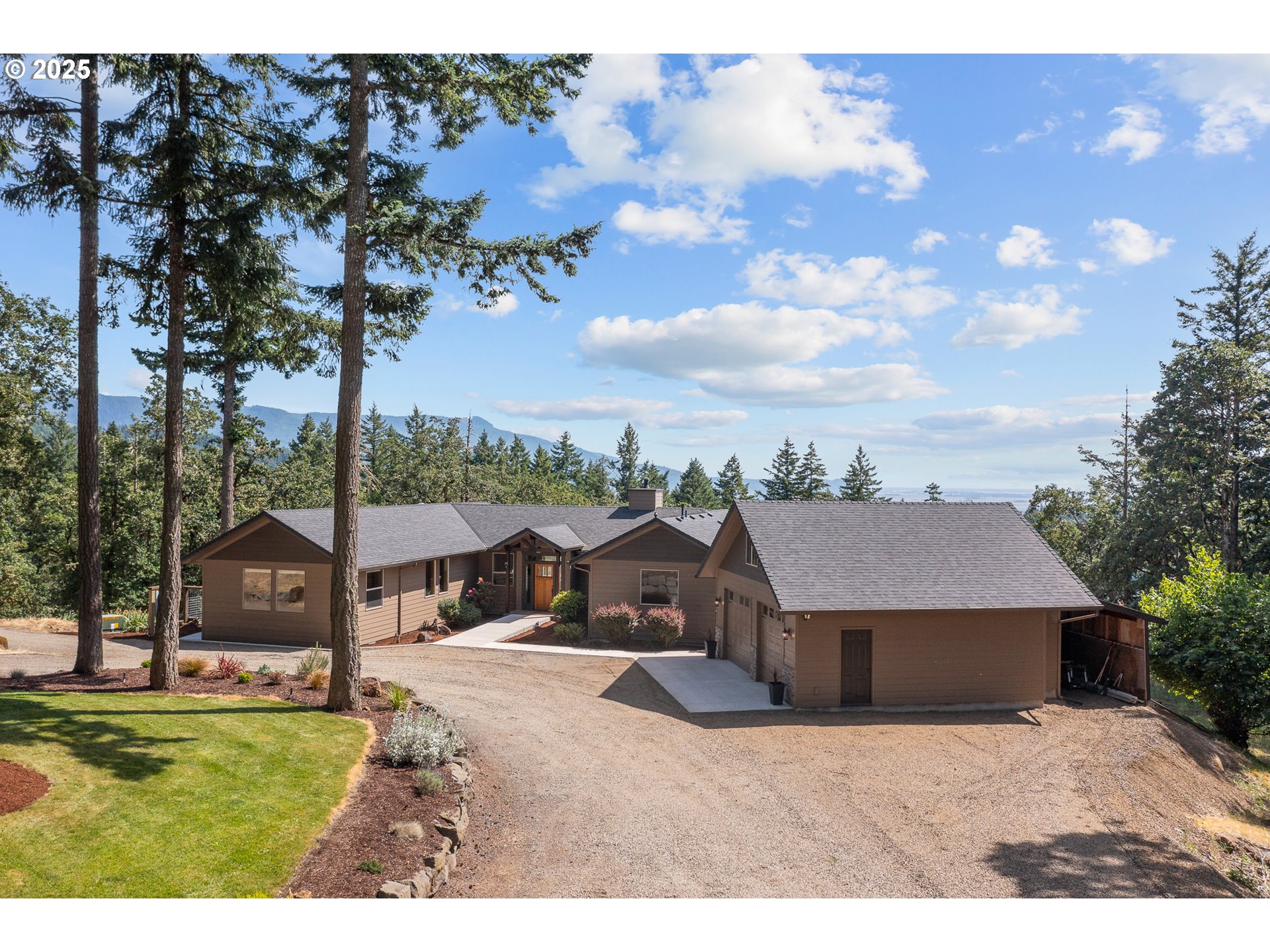24911 Gap Road Brownsville, OR 97327 - Photo 3 of 44 a view of a house with a big yard