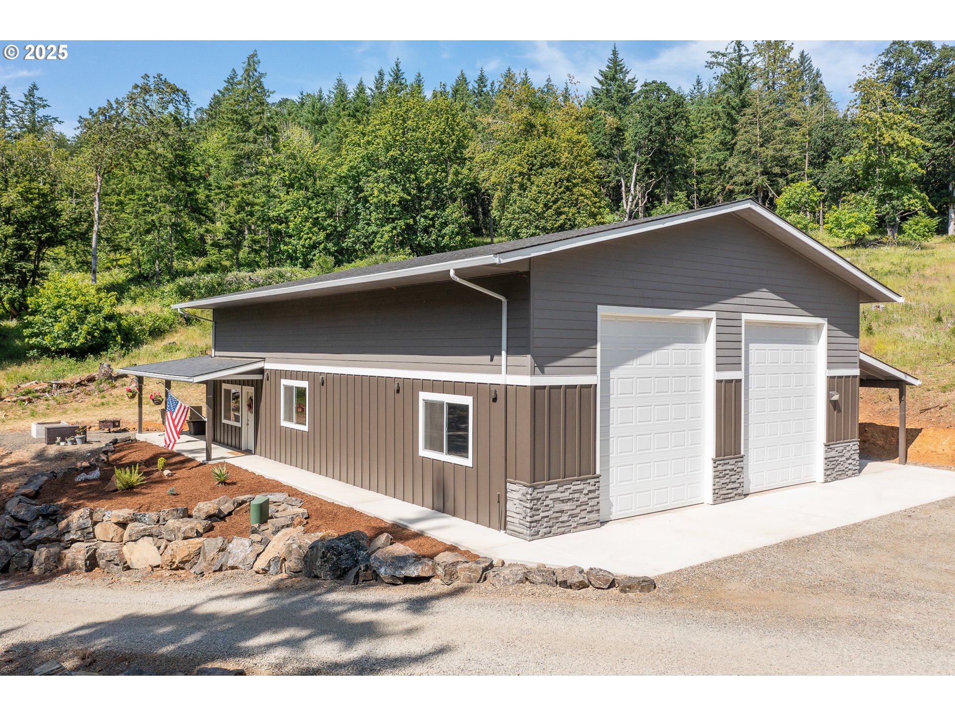 24911 Gap Road Brownsville, OR 97327 - Photo 38 of 44 a front view of a house with a yard