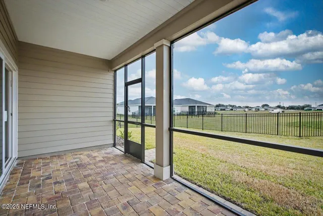 a view of outdoor space and balcony