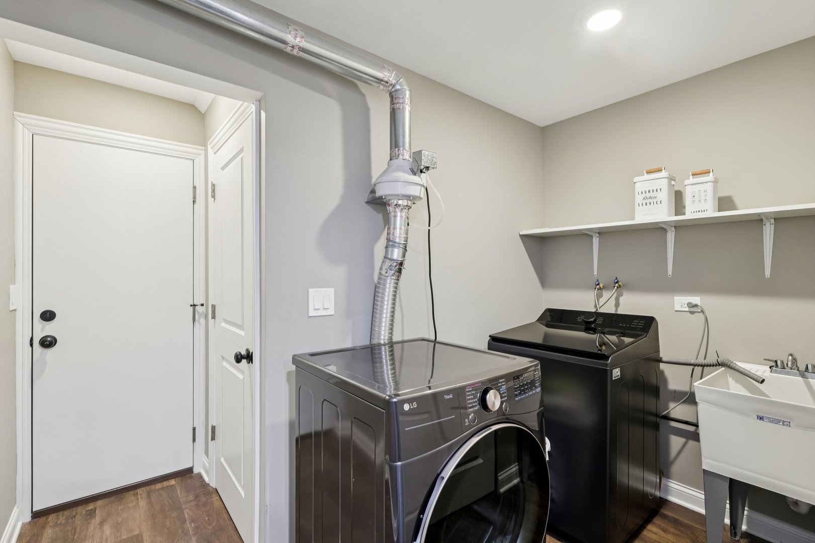 336 Ozark Drive Bolingbrook, IL 60440 - Photo 26 of 31 a view of a storage and utility room with a sink