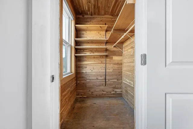 a view of storage and utility room