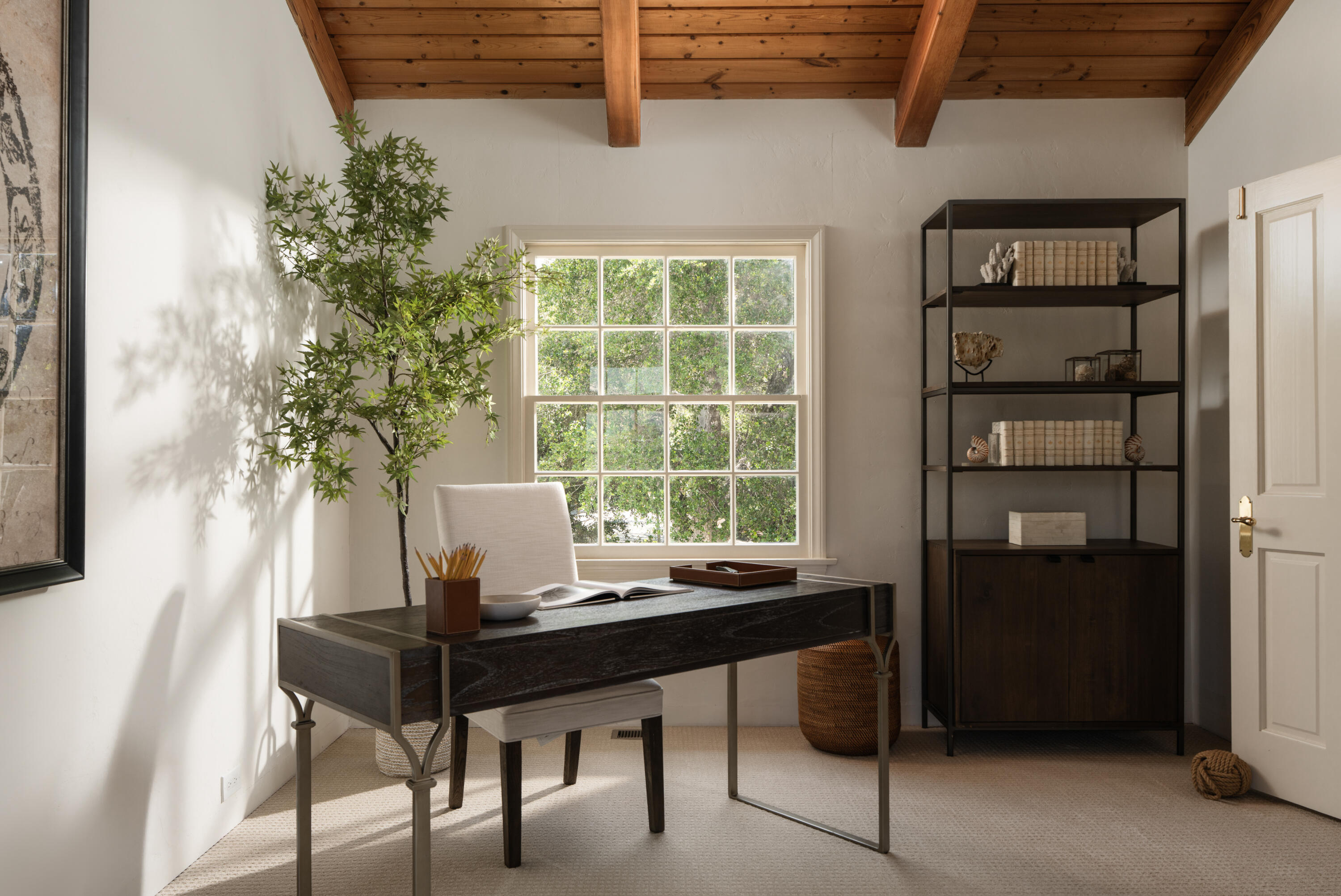 939 Arcady Road Santa Barbara, CA 93108 - Photo 19 of 28 a view of a workspace with furniture