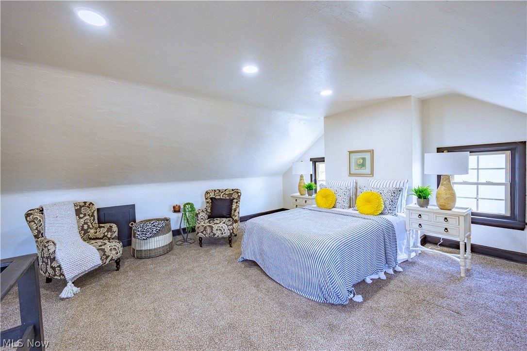 3254 Redwood Road Cleveland Heights, OH 44118 - Photo 23 of 49 Carpeted bedroom featuring vaulted ceiling