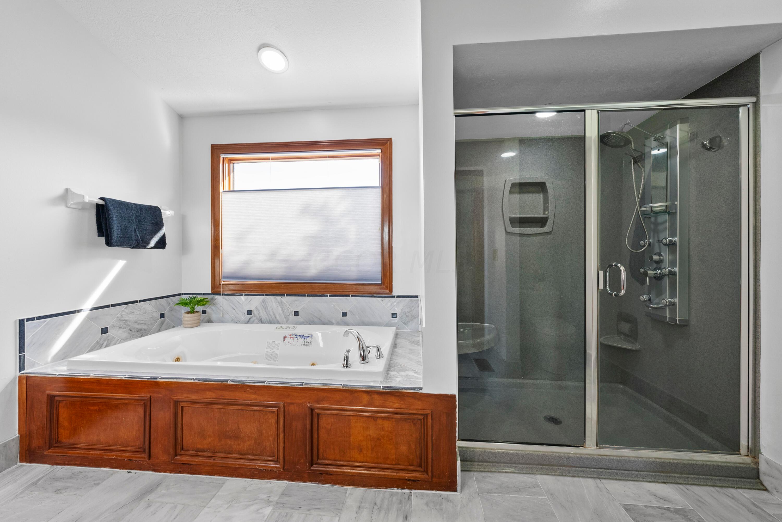 379 Beecher Road Columbus, OH 43230 - Photo 24 of 52 Primary ensuite bath with Jacuzzi
