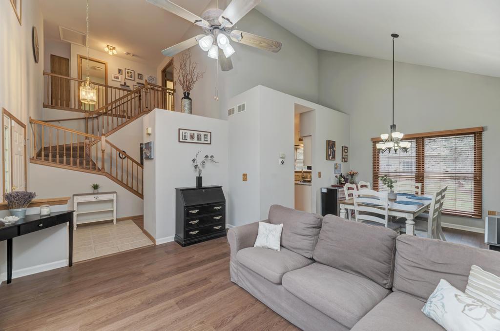 460 Springwood Lane Bolingbrook, IL 60440 - Photo 7 of 35 a living room with furniture and wooden floor