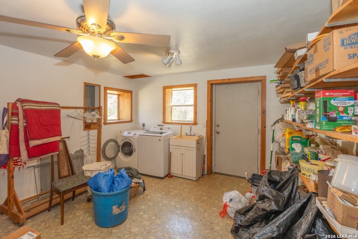 3655 North Seco Creek Road Medina, TX 78055 - Photo 29 of 45 a view of a room with workspace and a window