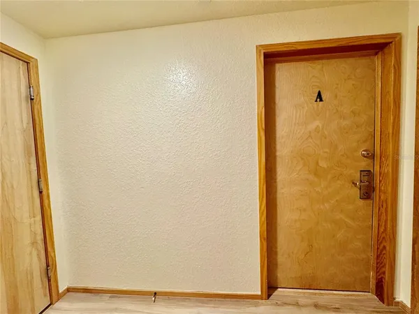 a view of front door