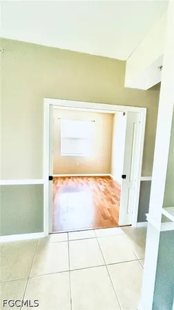 a view of front door