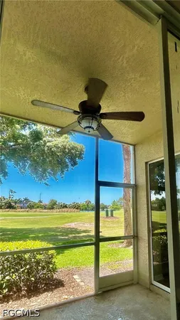 a view of a room with an ocean view