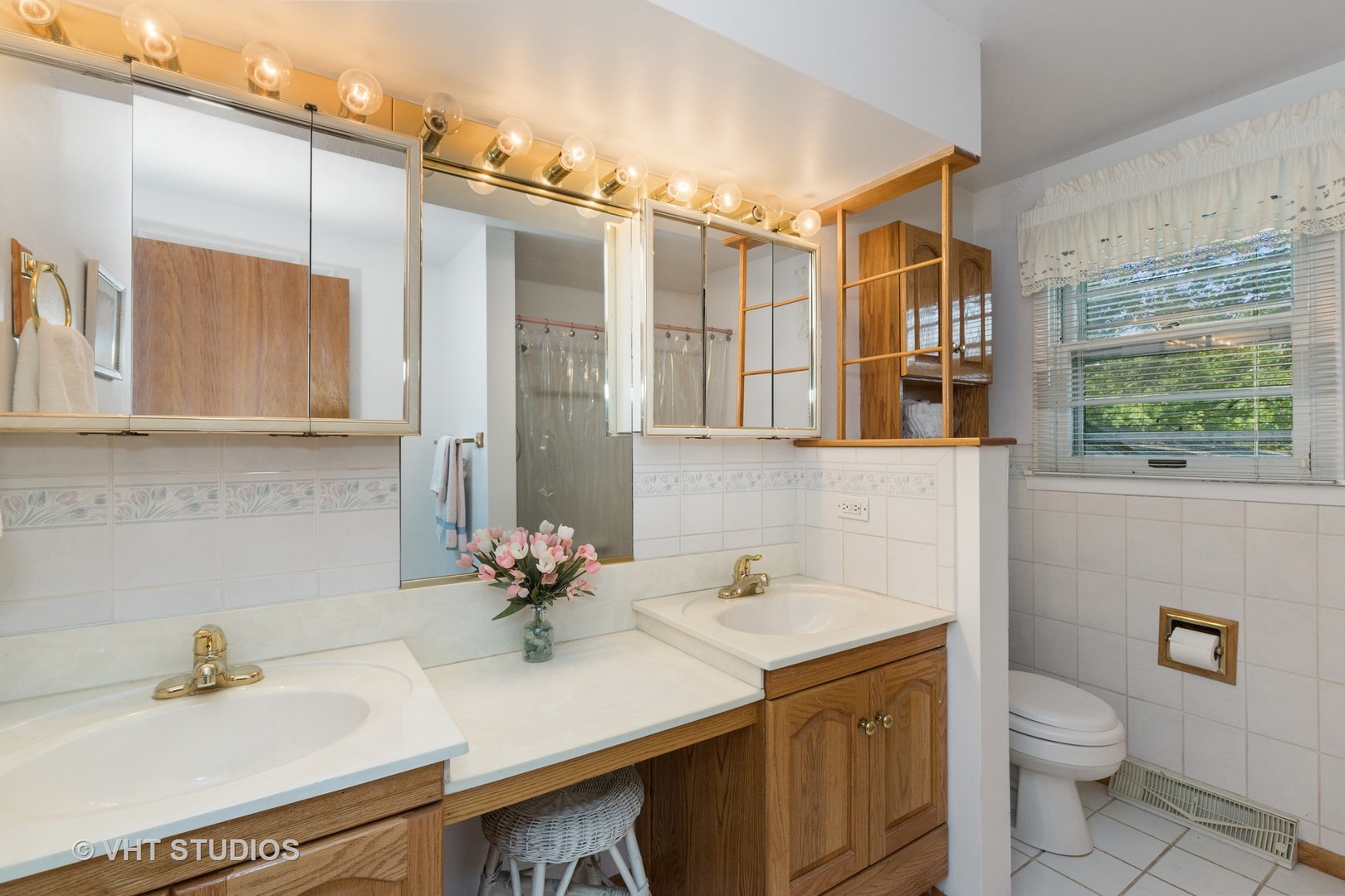 2107 Meadow Drive Lindenhurst, IL 60046 - Photo 12 of 18 a bathroom with a sink a toilet and mirror